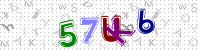 Blue Captcha Image