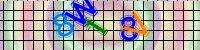 Blue Captcha Image