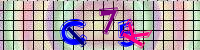 Blue Captcha Image