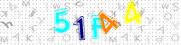Blue Captcha Image
