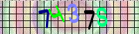 Blue Captcha Image